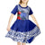 Personalised Samoana High School Kid Short Sleeve Dress American Samoa Schools Polynesian Tropical Flowers LT14 - Polynesian Pride