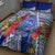 Personalised Samoana High School Quilt Bed Set American Samoa Schools Polynesian Tropical Flowers LT14 - Polynesian Pride