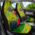Personalised Leone High School Car Seat Cover American Samoa Schools Polynesian Tropical Flowers LT14 - Polynesian Pride