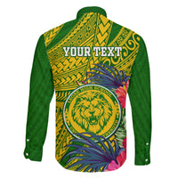 Personalised Leone High School Family Matching Mermaid Dress and Hawaiian Shirt American Samoa Schools Polynesian Tropical Flowers LT14 - Polynesian Pride