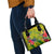 Personalised Leone High School Shoulder Handbag American Samoa Schools Polynesian Tropical Flowers LT14 - Polynesian Pride