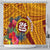 Personalised Tafuna High School Shower Curtain American Samoa Schools Polynesian Tropical Flowers LT14 - Polynesian Pride