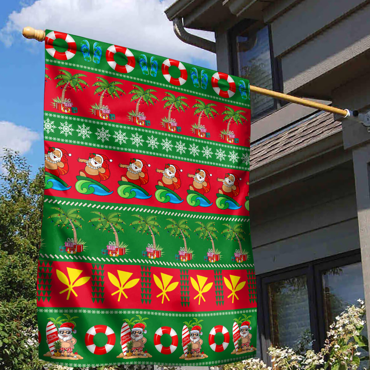 Hawaii Christmas Garden Flag Mele Kalikimaka LT14 - Polynesian Pride