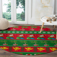 Hawaii Christmas Round Carpet Mele Kalikimaka LT14 - Polynesian Pride