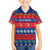 Personalised Guam Christmas Kid Hawaiian Shirt Felis Pasgua LT14 Kid Blue - Polynesian Pride