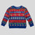 Personalised Guam Christmas Kid Ugly Christmas Sweater Felis Pasgua LT14 Kid Blue - Polynesian Pride