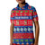 Personalised Guam Christmas Kid Polo Shirt Felis Pasgua LT14 Kid Blue - Polynesian Pride