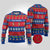 Personalised Guam Christmas Ugly Christmas Sweater Felis Pasgua LT14 Blue - Polynesian Pride