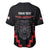 Personalised Toitu Te Tiriti Mana Maori Motuhake Baseball Jersey Aotearoa Haka Face Mix Poutama Art