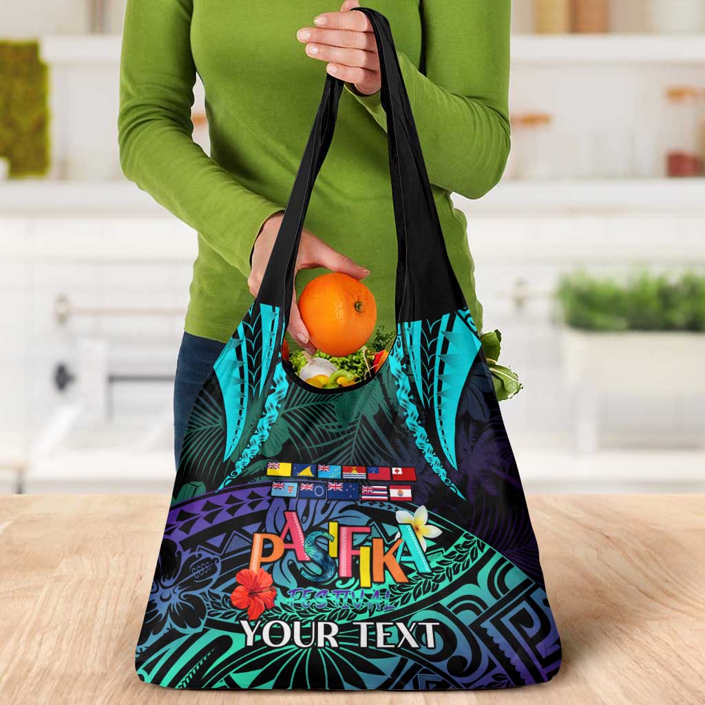 Personalised Pasifika Festival Auckland Grocery Bag Pacific Islands Polynesian Pattern