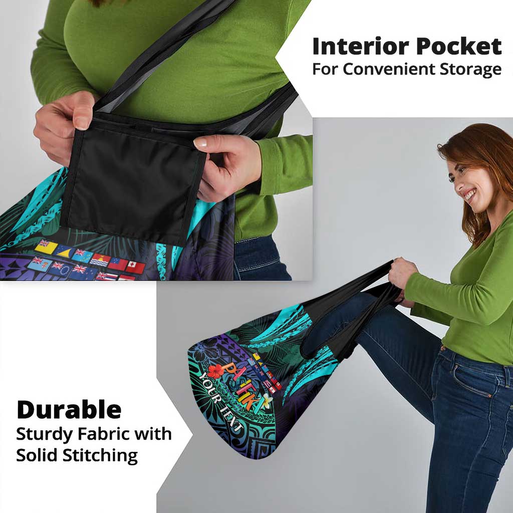 Personalised Pasifika Festival Auckland Grocery Bag Pacific Islands Polynesian Pattern