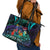 Personalised Pasifika Festival Auckland Leather Tote Bag 2024 Pacific Islands Polynesian Pattern LT14 - Polynesian Pride