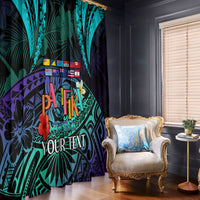Personalised Pasifika Festival Auckland Window Curtain 2024 Pacific Islands Polynesian Pattern LT14 - Polynesian Pride