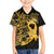 Polynesia Bone Cancer Awareness Kid Hawaiian Shirt Fight Warriors