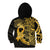 Polynesia Bone Cancer Awareness Kid Hoodie Fight Warriors