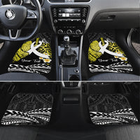 Polynesia World Lung Cancer Day Car Mats Faith Hope Love