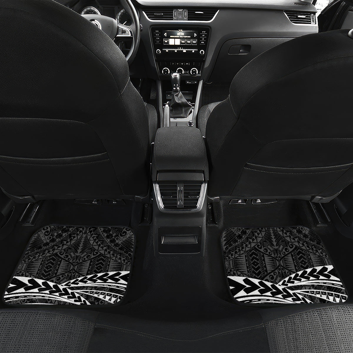 Polynesia World Lung Cancer Day Car Mats Faith Hope Love