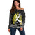 Personalised Polynesia World Lung Cancer Day Off Shoulder Sweater Faith Hope Love