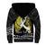 Personalised Polynesia World Lung Cancer Day Sherpa Hoodie Faith Hope Love