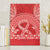 Personalised In September We Wear Red Canvas Wall Art Polynesia Blood Cancer Awareness