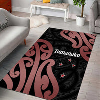 New Zealand Mangopare Tamanako Area Rug Aotearoa Maori