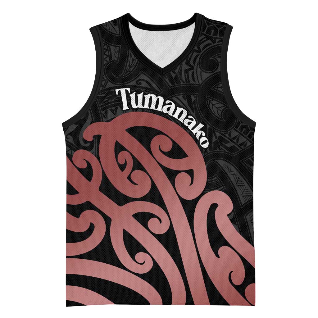 New Zealand Mangopare Tamanako Basketball Jersey Aotearoa Maori - Polynesian Pride