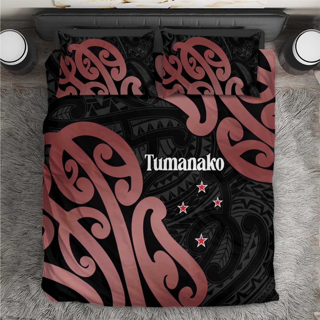 New Zealand Mangopare Tamanako Bedding Set Aotearoa Maori