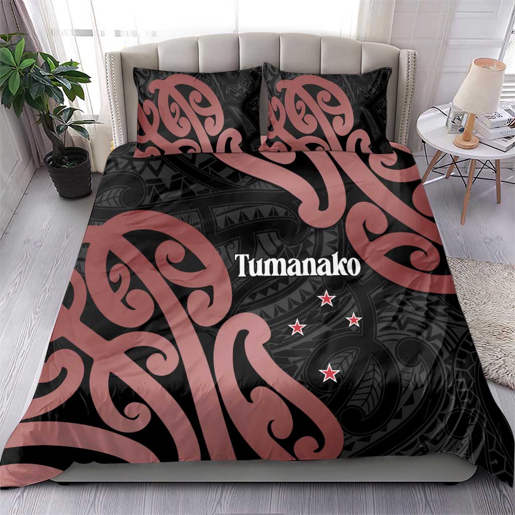 New Zealand Mangopare Tamanako Bedding Set Aotearoa Maori