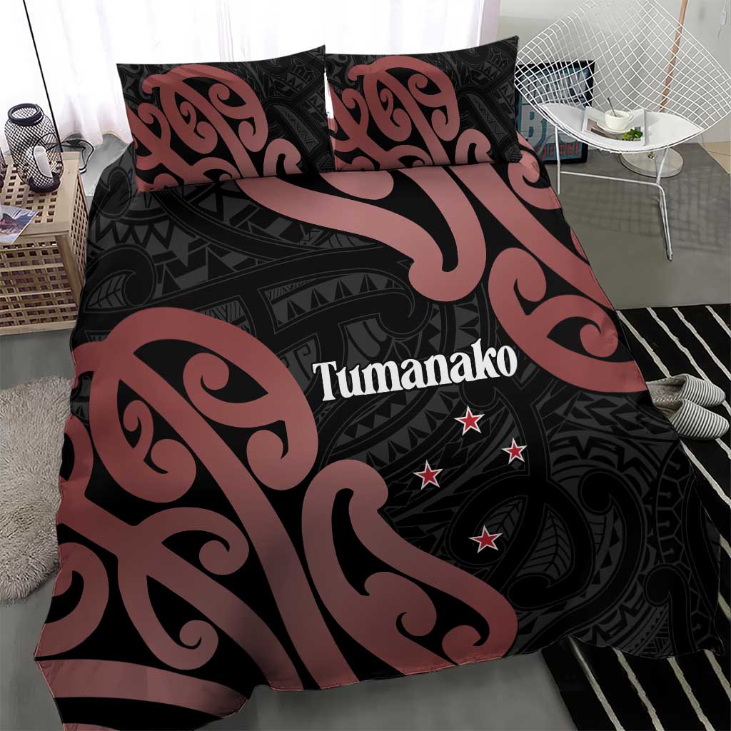 New Zealand Mangopare Tamanako Bedding Set Aotearoa Maori