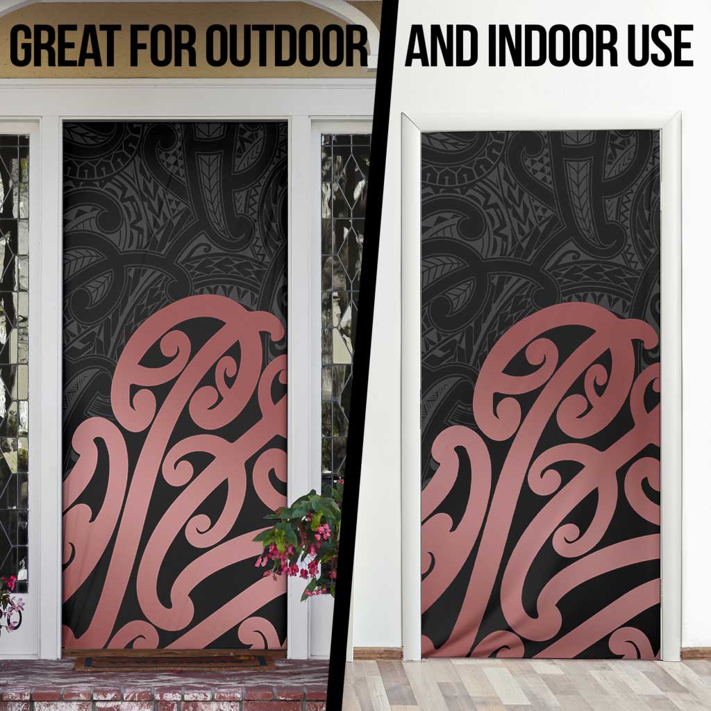 New Zealand Mangopare Tamanako Door Cover Aotearoa Maori - Polynesian Pride