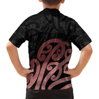 New Zealand Mangopare Tamanako Family Matching Short Sleeve Bodycon Dress and Hawaiian Shirt Aotearoa Maori