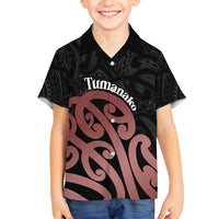 New Zealand Mangopare Tamanako Family Matching Tank Maxi Dress and Hawaiian Shirt Aotearoa Maori