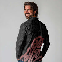 New Zealand Mangopare Tamanako Long Sleeve Polo Shirt Aotearoa Maori