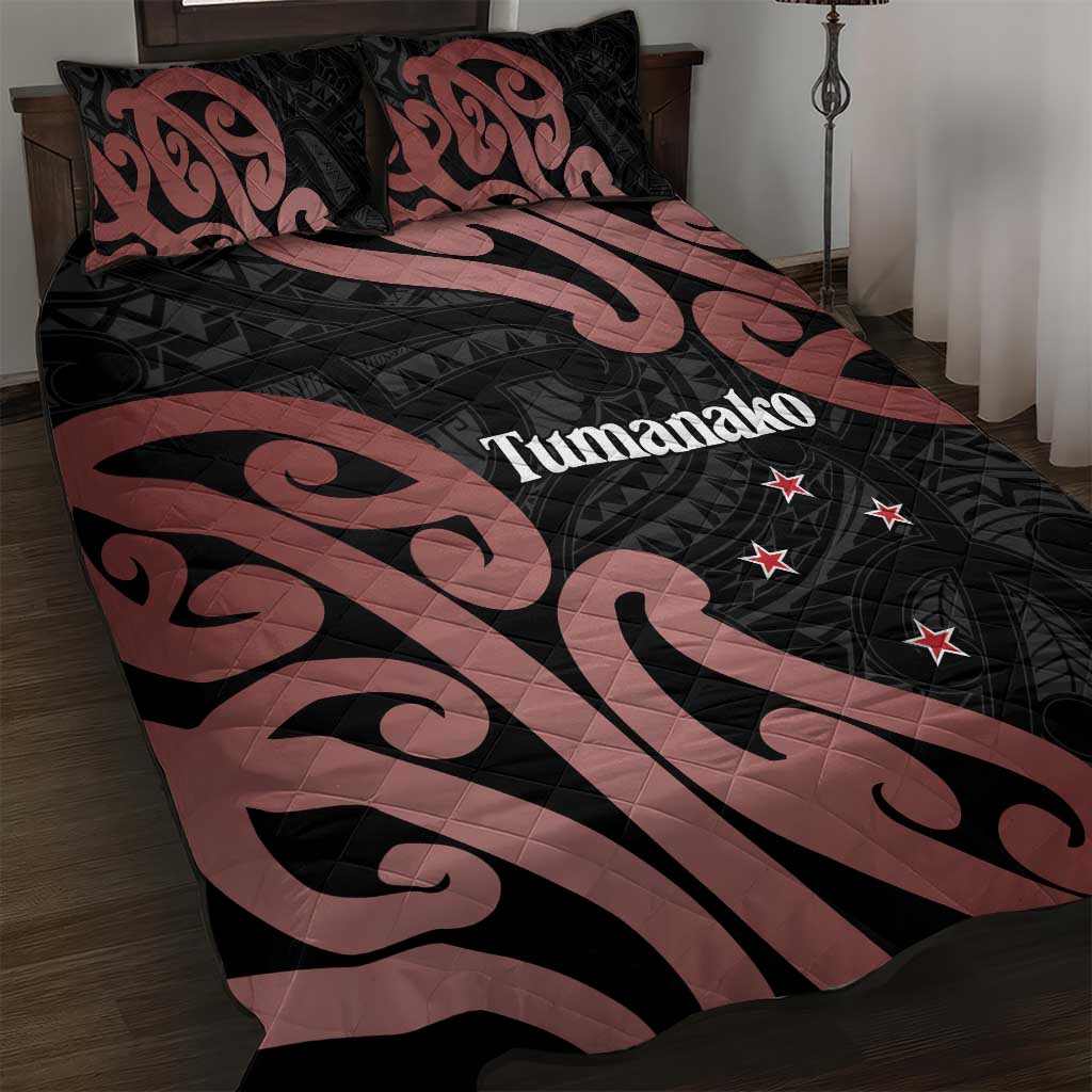 New Zealand Mangopare Tamanako Quilt Bed Set Aotearoa Maori