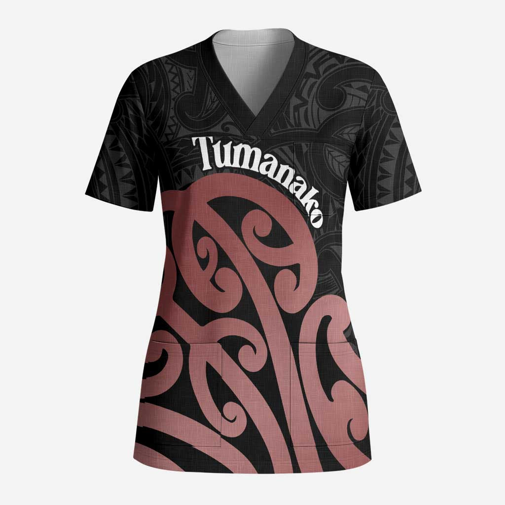 New Zealand Mangopare Tamanako Scrub Top Aotearoa Maori - Polynesian Pride