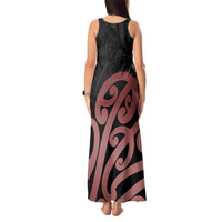 New Zealand Mangopare Tamanako Tank Maxi Dress Aotearoa Maori