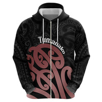New Zealand Mangopare Tamanako Zip Hoodie Aotearoa Maori LT14 - Polynesian Pride