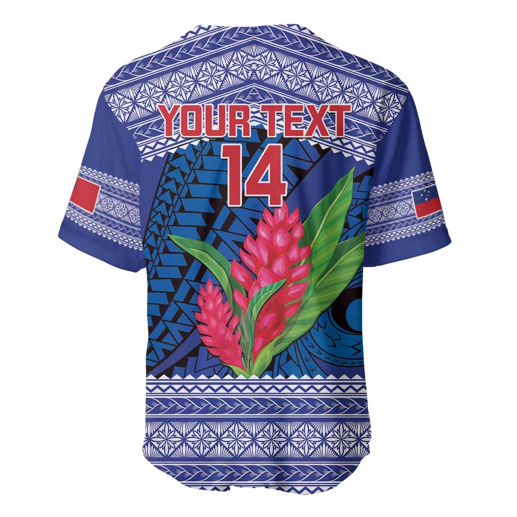 Custom Samoa Rugby Baseball Jersey 2024 Go Champions Samoan Gingers LT14 - Polynesian Pride