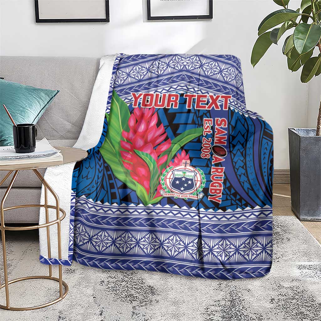 Custom Samoa Rugby Blanket 2024 Go Champions Samoan Gingers