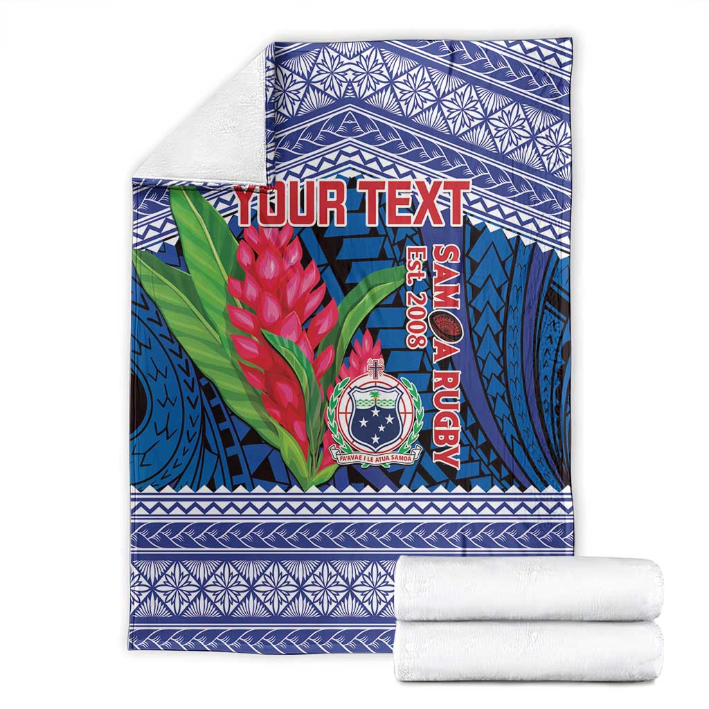Custom Samoa Rugby Blanket 2024 Go Champions Samoan Gingers