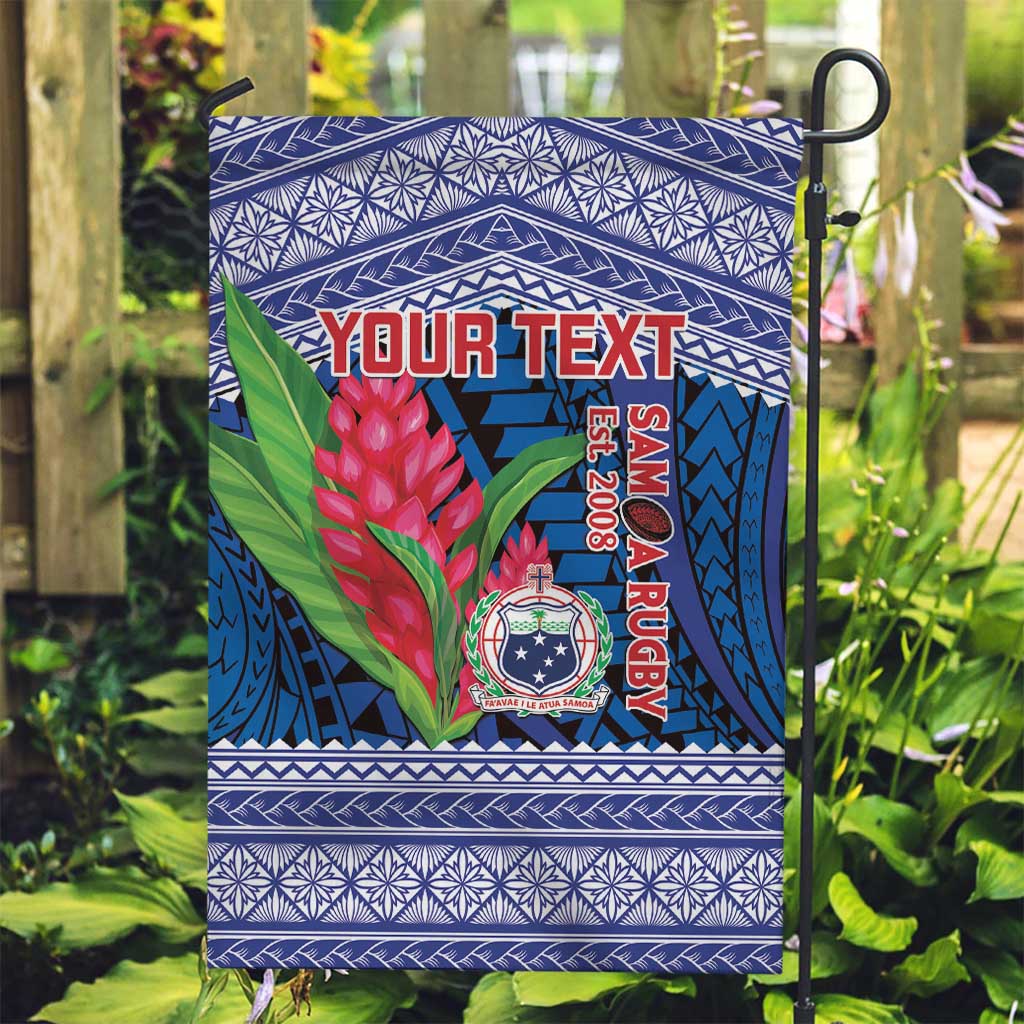 Custom Samoa Rugby Garden Flag 2024 Go Champions Samoan Gingers