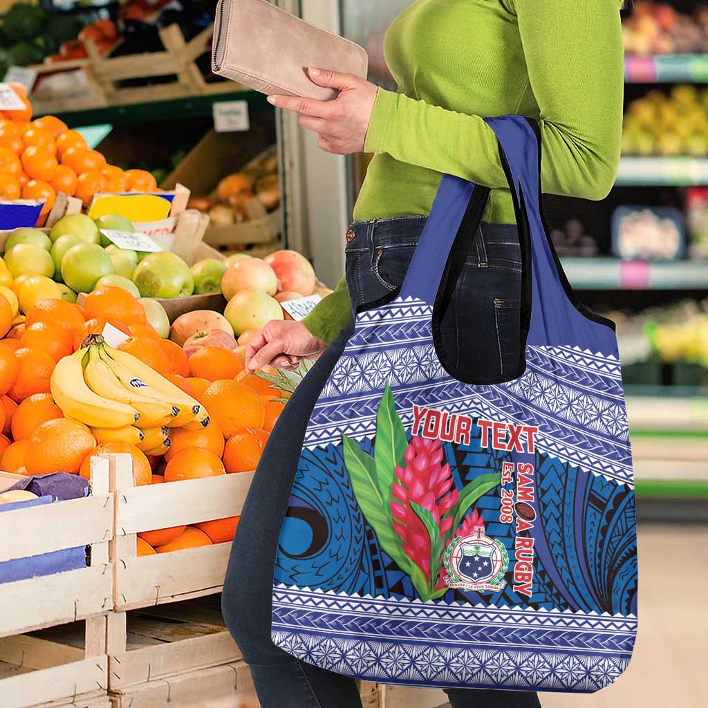 Custom Samoa Rugby Grocery Bag Go Champions Samoan Gingers