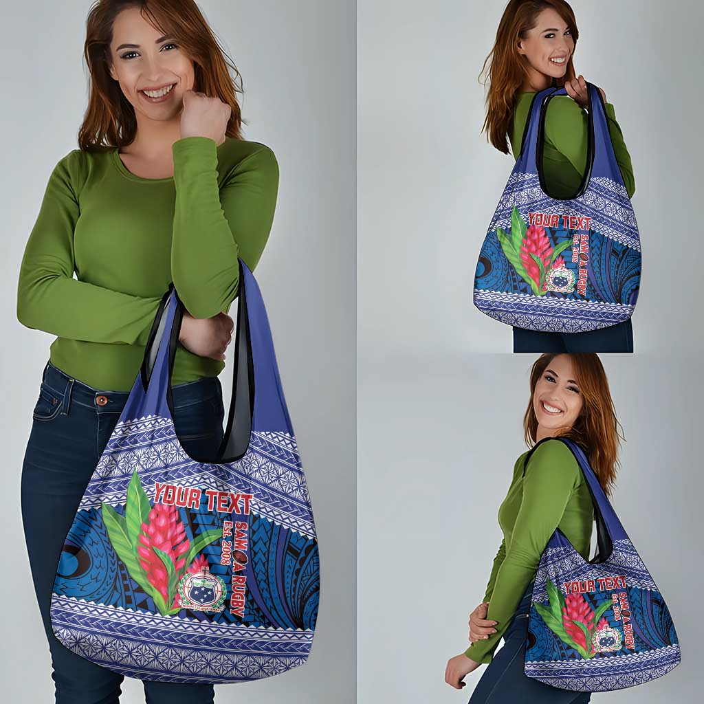 Custom Samoa Rugby Grocery Bag Go Champions Samoan Gingers