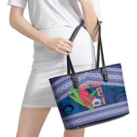 Custom Samoa Rugby Leather Tote Bag 2024 Go Champions Samoan Gingers