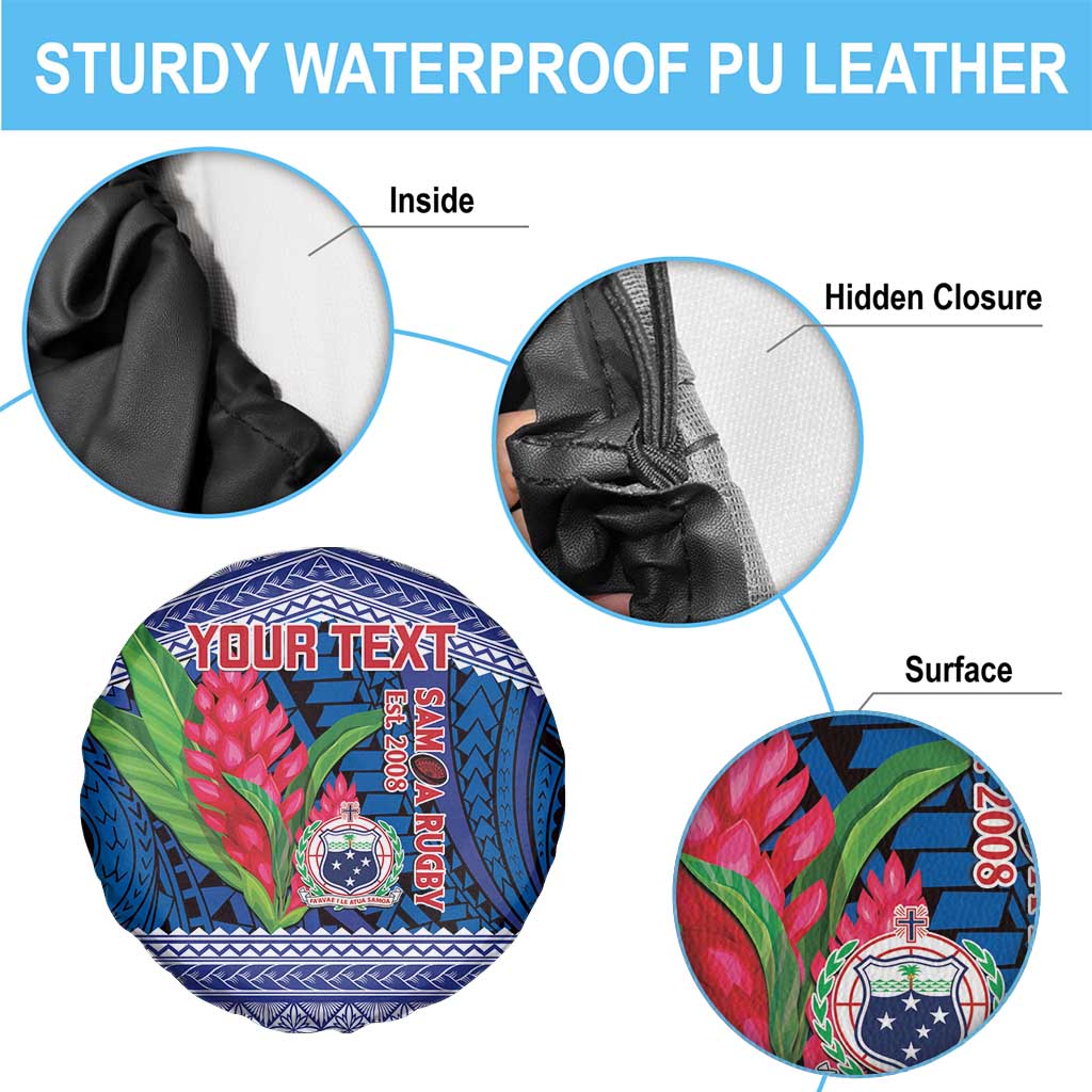 Custom Samoa Rugby Spare Tire Cover 2024 Go Champions Samoan Gingers