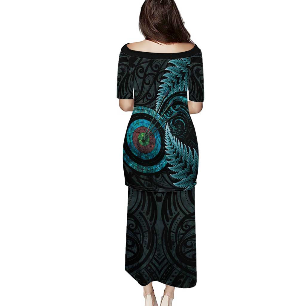 New Zealand Archery Puletasi Aotearoa Silver Fern Maori - Polynesian Pride