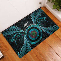 New Zealand Archery Rubber Doormat Aotearoa Silver Fern Maori - Polynesian Pride
