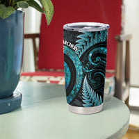 New Zealand Archery Tumbler Cup Aotearoa Silver Fern Maori - Polynesian Pride