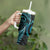 New Zealand Archery Tumbler With Handle Aotearoa Silver Fern Maori - Polynesian Pride