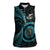 New Zealand Archery Women Sleeveless Polo Shirt Aotearoa Silver Fern Maori - Polynesian Pride